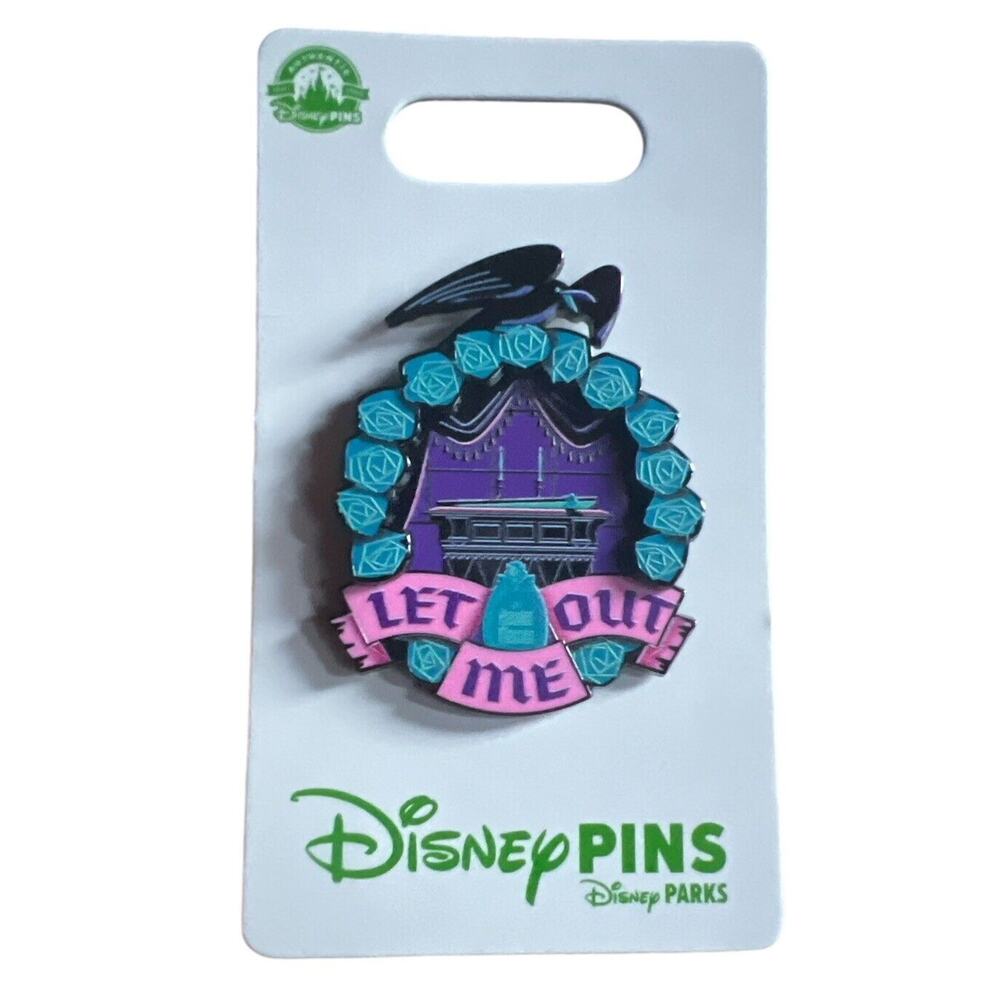 The Haunted Mansion Coffin Raven Let Me Out Disney Pin 2023